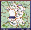 Wegenkaart - landkaart - autokaart 326 Allier - Puy de Dome (Auvergne) | Michelin Local