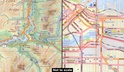 Landkaart -  wegenkaart Fraser Valley en Vancouver | ITMB