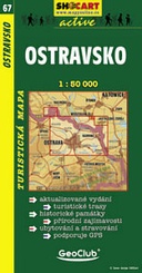 Shocart 67 OSTRAVSKO - Ostrava / Wandelkaart Tsjechie
