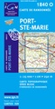 Wandelkaart 1840 O - 1840O Port-Sainte-Marie  Topografische kaart  | IGN Bleue