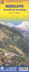 Landkaart  - wegenkaart Himalaya | ITMB