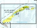 Topografische kaart / Wandelkaart 4F Vlieland