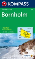 Wandelkaart 236 Bornholm | Kompass