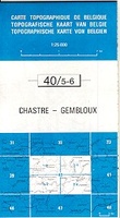 Topografische kaart Belgie NGI 40 / 5-6 Chastre - Gembloux (1:20.000) - wandelkaart