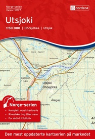 Wandelkaart - Topografische kaart 10177 Norge Serien Utsjoki | Nordeca