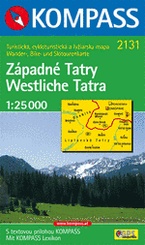 Kompass wandelkaart 2131 Západné Tatry-Westl. Tatra / Slowakije