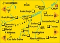 Kompass wandelkaart 123 Flims-Surselva-Valser Tal