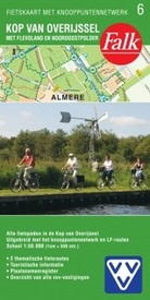 Fietskaart 06 Kop van Overijssel met Flevoland en Noordoostpolder ( Met knooppuntennetwerk ) | Falk