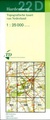 Topografische kaart / Wandelkaart 22D Hardenberg
