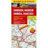 Landkaart - wegenkaart 08 Umbrien - Umbrië,  Marche - Marken | Marco Polo