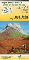 Rando 25 Wandelkaart Ansó - Hecho - Orhy - Roncal - Anie - Bisaurin (Spanje - Pyreneeen)