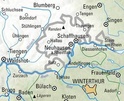 Fietskaart 01 Schaffhausen - Winterthur | Kümmerly+Frey