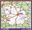 Wegenkaart - landkaart - autokaart 322 Deux Sevres - Vienne | Michelin Local