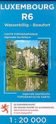 Wandelkaart Luxemburg R6  Wasserbillig - Beaufort - Echternach