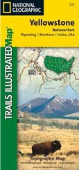 Wandelkaart - landkaart Yellowstone National Park | Trails Illustrated maps  - National Geographic