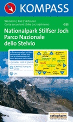Wandelkaart 072 Nationalpark Stilfser Joch/Parco Nationale dello Stelvio | Kompass