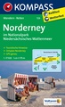 Kompass wandelkaart 729 Insel Norderney
