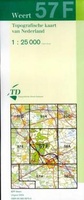 Topografische kaart - wandelkaart  57F Weert