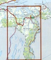 Wandelkaart 2708 Varangerfjord - Sør-Varanger - Pasvikdalen, topografische kaart - turkart Noorwegen| Statens - Ugland IT