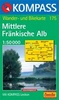Kompass wandelkaart  175 Mittlere Fränkische Alb / Naturpark Altmuhltal
