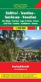 Wegenkaart - Autokaart - Landkaart Südtirol-Trentino-Gardasee-Venetien Freytag & Berndt