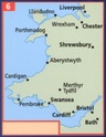 06 Wegenkaart - Road Map Britain 6 Wales | AA Publishing