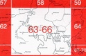 Topografische kaart 63-66 Gedinne / Pussemange - Sugny 1:50.000 Wandelkaart Belgie