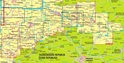 Overzicht Kompass wandelkaarten Sachsen 1:50:000