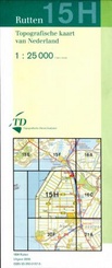 Topografische kaart / Wandelkaart 15H Rutten