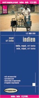 Landkaart - wegenkaart India Sri Lanka Nepal, Indien - Subcontinent | Reise Know How