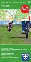 Fietskaart 08 Twente  (met Knooppuntennetwerk) | Falk