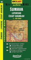 Shocart 36 ŠUMAVA - LIPENSKO, ČESKÝ KRUMLOV - Böhmerwald - Lippener Stausee - Krumau  / Wandelkaart Tsjechie