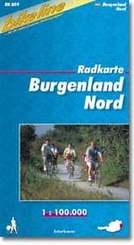 Fietskaart Radkarte Burgenland Nord A09 | Bikeline
