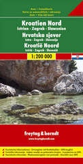 Landkaart - wegenkaart Kroatië Noord - Croatia North - Kroatien Nord | Freytag & Berndt l