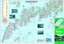 Wandelkaart - Wegenkaart - landkaart Lofoten & Værøy | Projekt Nord