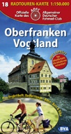 Fietskaart ADFC Radtourenkarte Blatt 18 Oberfranken Vogtland | BVA