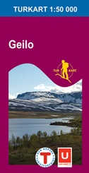 Wandelkaart 2515 Geilo - Ål - Nore og Uvdal- Hol, topografische kaart Turkart Noorwegen | Statens - Ugland IT