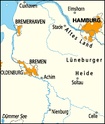 Fietskaart ADFC-Radtourenkarte Blatt 06 Zwischen Elbe und Weser | BVA