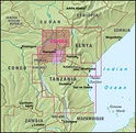 Landkaart - wegenkaart Oeganda - Uganda | Nelles Maps