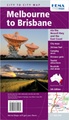 Landkaart -  wegenkaart Melbourne to Brisbane | Hema maps