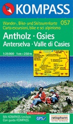 Wandelkaart 057 Antholz/Anterselva-Gsies/Val di Casies