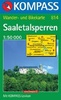 Kompass wandelkaart 814 Saaletalsperren