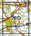 Topografische kaart / Wandelkaart 28D Rijssen