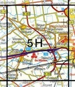 Topografische kaart / Wandelkaart 5H Dronrijp