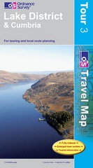 Fietskaart 03 Lake District & Cumbria Tour Map | Ordnance Survey