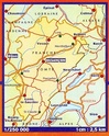 Wegenkaart - Landkaart 520 Franche-Comté 2012 | Michelin