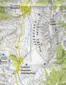 Dimap wandelkaart Trascau Mountains - north part - Roemenie