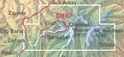 Wandelkaart Simen Mountains Trekking map Ethiopië