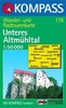 Kompass wandelkaart 178 Unteres Altmühltal