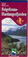 Wandelkaart 2431 Folgefonna - Hardangerfjorden, topografische kaart Turkart Noorwegen | Statens